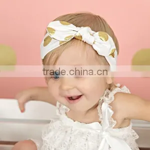 Baby Girl Toddler Sequined Bow Head Wrap Hair Band Striped Turban Headband thumbnail-6