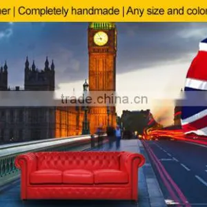 Chesterfield Showroom New Model Leather Sofa thumbnail-4