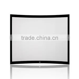 16:9 100" Aluminum Curved Fixed Frame Projection Screen thumbnail-3