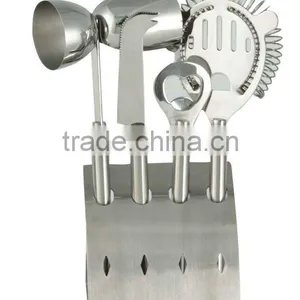 Stainless Steel 5pc Bar Accessory Set thumbnail-1