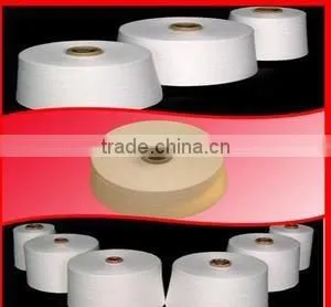 100% Close Virgin Polyester Spun Yarn Factory in China thumbnail-1