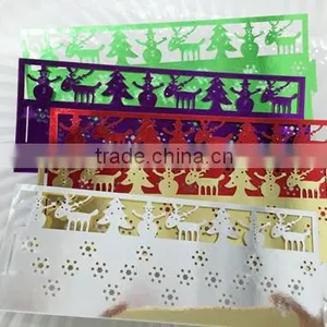 A816 Christmas Laser Paper Bag Candle Lantern Light Wraps thumbnail-6