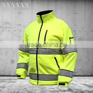 EN471 High Visibility Fleece Jacket thumbnail-1