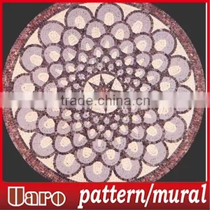 Mosaic Pattern Tile Round Mosaic Medallion Floor Patterns thumbnail-1