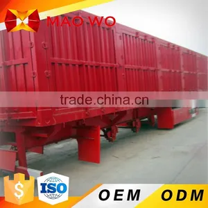 3 Axle 50ton Enclosed Cargo Box Truck Trailer Enclosed Van Trailer thumbnail-2