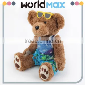 China Wholesale High Quality Custom Christmas Teddy Bear Stuffed Plush Toy thumbnail-1