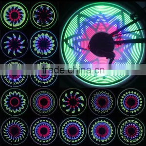 Bike Wheel LED Lights Spoke Light Rim Light RGB 32 LEDs 32 Patterns thumbnail-2