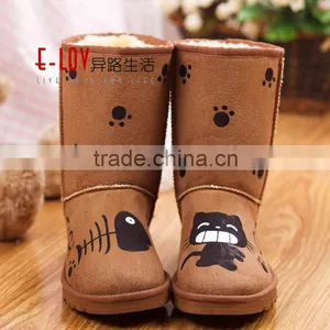 2015 Hot Sales High Quality and Cheap Womens Boots Winter Suede thumbnail-1