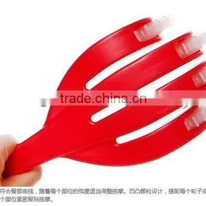 Handheld Plastic 4 Rollers Body Buttocks Massager Slimming Tool thumbnail-1