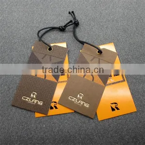 Orange Thick Paper Tags Paper Tag/ Hangtag in Shishi thumbnail-4