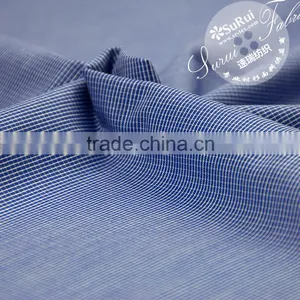 China Supplier 120 Gsm Cotton Polyester Plaid Shirt Fabric thumbnail-4