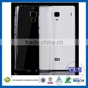 C&T Crystal Clear Ultrathin Slim TPU Back Cover Protective Case for Xiaomi Redmi 1s Cover thumbnail-1
