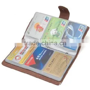 Business Fashion Waterproof Stud Closure Card Leather Book OEM Order Welcome thumbnail-1