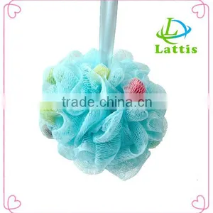 Promotional Multicolor Body Rubbing Ball Baby Bath Sponges PE Mesh Bath Sponge Mesh Sponge thumbnail-1
