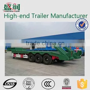 50T Low Bed Semi Trailers With Low Loader Low Price for Hot Sale thumbnail-1
