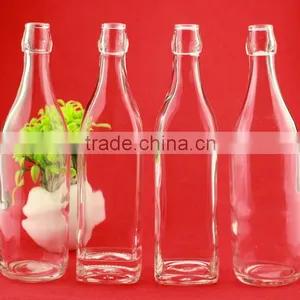 Fanctory Direct Sale Frosted Cork Bottles 500ml Super Flint Glass Bottle Aluminium Cap Water Bottle thumbnail-5