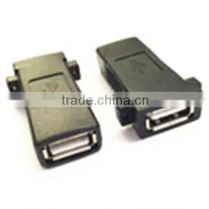 Usb 2.0 A Type Female to Female Adapter Black Color thumbnail-1