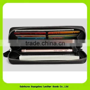 16908 Wholesale Zipper Classic Mens Rfid Wallet Genuine Leather thumbnail-3