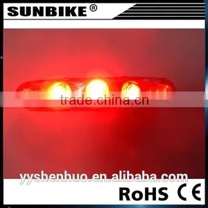 Factory New Style Well Nice 5 Led Adjustable Red Led Tail Bike Light thumbnail-4