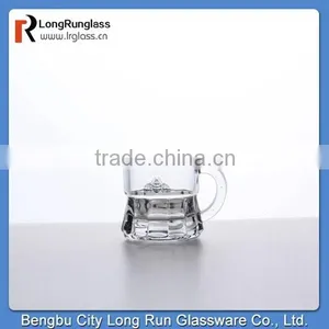 LongRun 30ml Sprinted Unique Design Bottom White Wine Glasses With Handle,manufacturer thumbnail-1