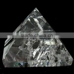 Different Semi-precoius Gemstones Rock Crystal/clear Quartz Pyramid for Jewelry thumbnail-1