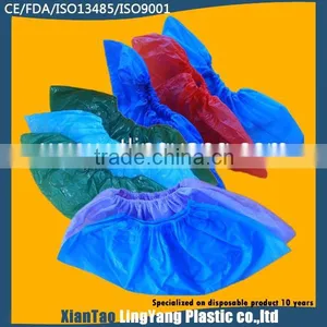 Cleanroom Use Disposable Competitive PE/CPE Disposable Overshoes thumbnail-5