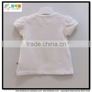 BKD White Newborn Baby Heart Shape T-shirt thumbnail-2