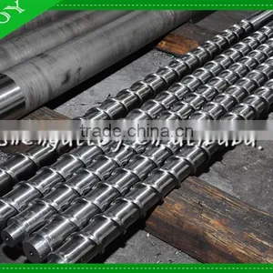 Nitriding Single Screw and Barrel/parts for Injection & Extruder Machine/38CrMoAlA Screw Barrel for PP PVC PE ABS thumbnail-1