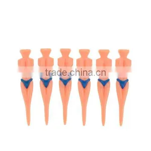 6Pcs 80mm Novel Bikini Male Golf Tees Male Model Golf Tees Divot Tools thumbnail-6