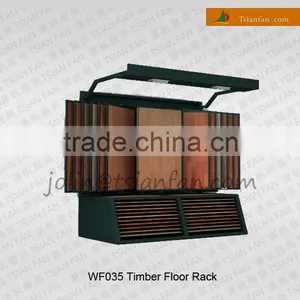 WF035 Metal Melamine Flooring Display Racks / Page Turning Type Rack thumbnail-1