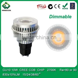 90Ra 15/24/38/60D AC100-240V 10Watt Led Gu10 Spotlight thumbnail-1
