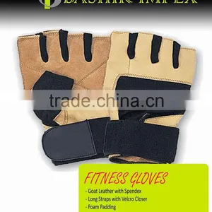 QUALITY LEATHER WEIGHTLIFTING GLOVES thumbnail-1