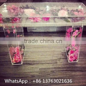 2016 Arcylic Wedding Table for Bride and Groom , Wedding Mandap Table thumbnail-1
