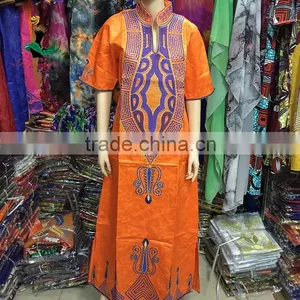 Bazin Riche Dress 2016 New Brocade Dashiki African Bazin Riche Embroidery thumbnail-3