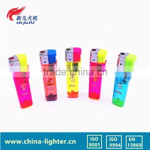 OEM Available Colorful Resuable Plastic Butane Lighter Refillable Lighter thumbnail-1