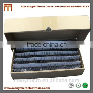 10A 50V-1000V Single Phase Glass Passivated Bridge Rectifier GBJ1006 thumbnail-2