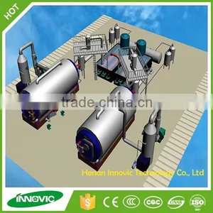 Intermittent Waste Tyre Pyrolysis Plant With CE & ISO thumbnail-1