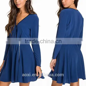 Fancy Clothing Factory New Design Flare Style Print Fabric Women Short Ethnic Dress thumbnail-5