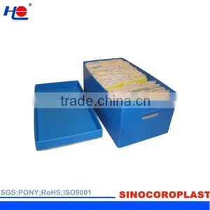 Water Proof Documents Stroage PP Corrugated Box thumbnail-3
