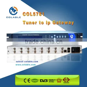 8 Ways Isdb-t to ip Converter and Gateway Point to Point System COL5781 thumbnail-1