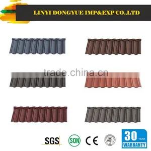 New Design Hot in 2016 Color Sand Coated Roof Tile Pvc Roof Tile thumbnail-5