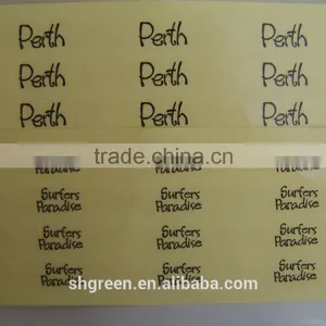 Oval Shape Transparent PVC Sticker for Bowl thumbnail-1