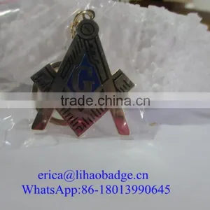 Masonic Car Emblems&amp; Lapel Pins,Free Mason Keychain and Keyring,Masonic Tie Clips and Cufflinks Emblems thumbnail-1