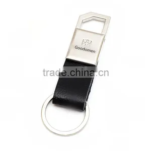 Red Black Heart Shaped HandBest Selling Metal Leather Keyring /Leather Key Chain/Leather Keyfob thumbnail-1
