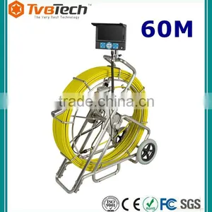 Water Pipe Leak Detection Inspection Camera With 120M Cable Wheel&38MM Shelf-leveling Camera thumbnail-1