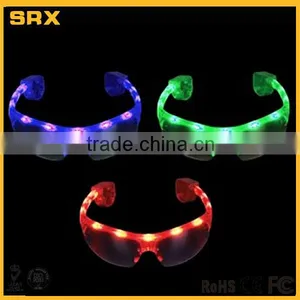 OEM Colorful LED Flashing Sports Sunglasses,Sports Sunglasses for Kids thumbnail-1