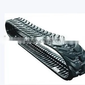 Rubber Track Kobelco Excavator, SK120-2 Rubber Belt, SK120-1/5/3 Rubber Track, Excavator Undercarriage Parts thumbnail-1