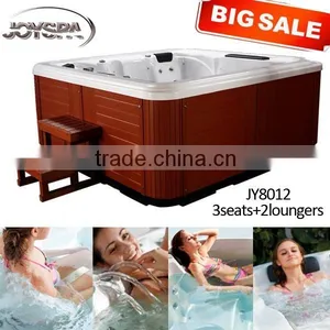 Hot Salling and Economical Acrylic Massage Spa Whirlpool for 5 Person With CE thumbnail-1