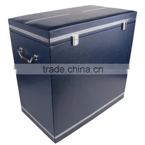 Wholesale Custom 8 Bottles of Red Wine Champagne Boxes, Black Leather Gift Box thumbnail-5