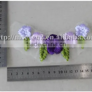Excellent Quality New Products Beautiful Cord Crochet Flower Appliques Collar thumbnail-2